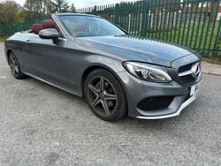Grey Used 2018 Mercedes C220 AMG Line Premium Plus Cabriolet | £16,995 (Fair price)