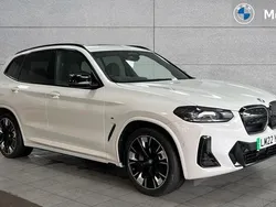 Mineral white metallic Used 2022 BMW iX3 M Sport SUV | £31,851 (Fair price)