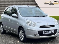 Silver Used 2012 Nissan Micra Acenta Hatchback | £2,795 (Fair price)