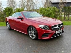 Red Used 2019 Mercedes E300 AMG line Cabriolet | £21,500 (Good price)