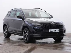 Black magic pearl effect Used 2024 Skoda Karoq SportLine SUV | £31,995