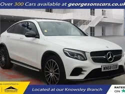 White Used 2018 Mercedes GLC250 AMG line Coupe | £20,500 (Fair price)