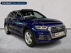 Blue Used 2017 Audi Q5 S-Line SUV | £19,999 (Fair price)