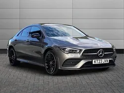 Mountain grey Used 2023 Mercedes CLA250e AMG Line Premium Plus Sedan | £27,550 (Fair price)