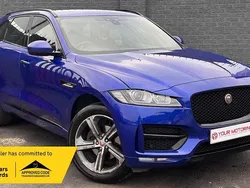 Blue Used 2017 Jaguar F-Pace R-Sport SUV | £11,490 (Expensive)