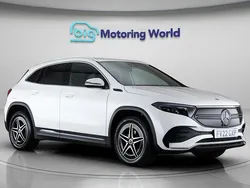 White Used 2022 Mercedes EQA250 AMG line SUV | £19,700 (Fair price)