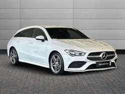White Used 2022 Mercedes CLA200 AMG line Estate | £19,993 (Good price)
