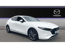 White Used 2021 Mazda 3 Inclusive Hatchback | £16,337 (Fair price)