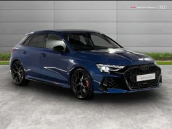 Blue New 2025 Audi RS3 Comfort Hatchback | £55,999 (Super price)