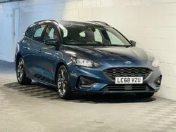Blue Used 2019 Ford Focus ST-Line Estate | £7,489 (Super price)
