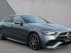 Selenite grey metallic Used 2024 Mercedes C300 AMG Line Premium Plus Sedan | £37,980