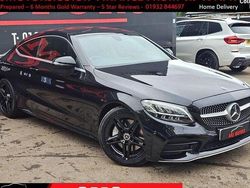 Black Used 2019 Mercedes C300 AMG line Coupe | £17,995 (Fair price)