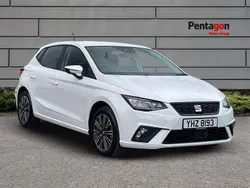 White Used 2022 Seat Ibiza SE Technology Hatchback | £14,495 (Fair price)