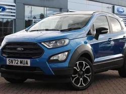 Blue Used 2022 Ford Ecosport Active SUV | £14,850 (Fair price)