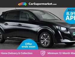Black Used 2023 Peugeot e-208 Allure+ Hatchback | £13,197 (Fair price)