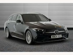Black Used 2024 Mercedes C300e AMG Line Premium Estate | £34,490 (Good price)