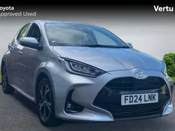 Silver Used 2024 Toyota Yaris Hybrid Design Hatchback | £18,511 (Good price)