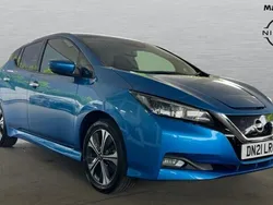 Blue Used 2021 Nissan Leaf N-Connecta Hatchback | £10,402 (Good price)