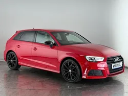 Red Used 2017 Audi A3 Sportback Black Edition Hatchback | £11,550 (Fair price)