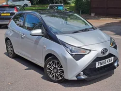 Silver Used 2018 Toyota Aygo X-clusiv Hatchback | £9,699 (A bit pricey)