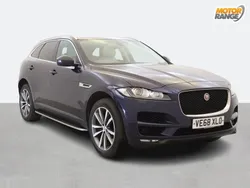 Blue Used 2019 Jaguar F-Pace Portfolio SUV | £22,595 (Fair price)
