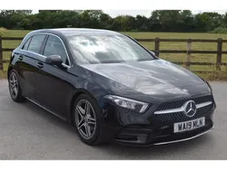 Black Used 2019 Mercedes A180 AMG line Hatchback | £13,689 (Good price)