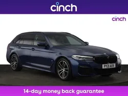 Blue Used 2021 BMW 530e M Sport Estate | £22,699 (Good price)