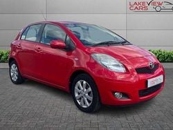 Red Used 2011 Toyota Yaris Hatchback | £2,945 (Fair price)