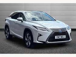 White Used 2017 Lexus RX450h SUV | £22,391 (Fair price)