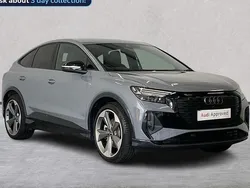 Grey Used 2025 Audi Q4 Sportback e-tron Black Edition SUV | £40,815