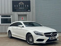 White Used 2015 Mercedes CLS350 Shooting Brake AMG line Estate | £15,495