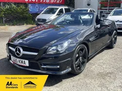 Black Used 2015 Mercedes SLK200 AMG Cabriolet | £10,995 (Good price)