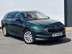 Royal green metallic Used 2024 Skoda Octavia SE L Estate | £28,500