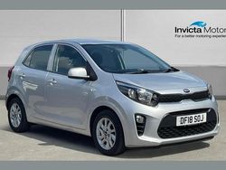 Silver Used 2018 Kia Picanto 2 Hatchback | £7,399 (Fair price)