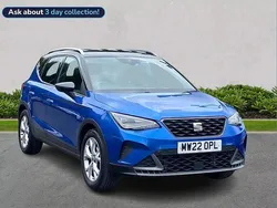 Blue Used 2022 Seat Arona FR SUV | £13,499 (Fair price)