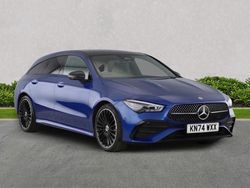 Blue Used 2024 Mercedes CLA220 AMG Line Premium Plus Sedan | £32,999 (A bit pricey)