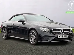 Black Used 2018 Mercedes E220 Active Cabriolet | £20,399 (Fair price)