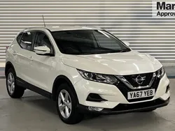 White Used 2017 Nissan Qashqai Acenta SUV | £9,814 (Good price)