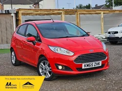 Red Used 2015 Ford Fiesta Zetec Hatchback | £9,650 (Expensive)