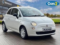 White Used 2015 Fiat 500 Pop Hatchback | £3,495 (Good price)