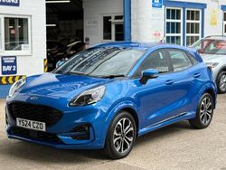 Desert island blue metallic Used 2024 Ford Puma ST-Line Hatchback | £17,995 (Fair price)