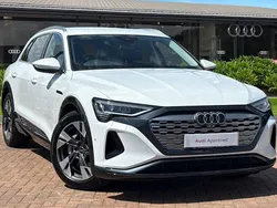 White Used 2024 Audi Q8 e-tron Sport SUV | £39,740