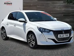 White Used 2021 Peugeot 208 Allure Hatchback | £12,790 (Fair price)
