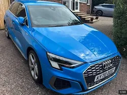 Blue Used 2020 Audi A3 e-tron S-Line Hatchback | £20,399 (Fair price)