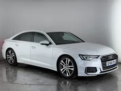 White Used 2018 Audi A6 S-Line Sedan | £20,200 (Expensive)