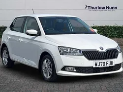 White Used 2021 Skoda Fabia SE Hatchback | £12,500 (Good price)