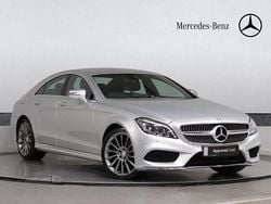 Silver Used 2015 Mercedes CLS220 AMG line Coupe | £15,495 (A bit pricey)