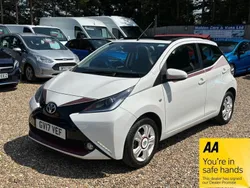 White Used 2017 Toyota Aygo Hatchback | £7,990 (Fair price)