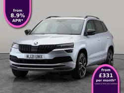 Silver Used 2021 Skoda Karoq SportLine SUV | £22,124 (Fair price)