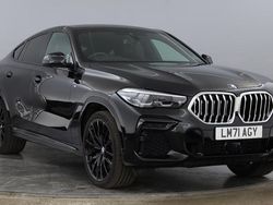 Black Used 2021 BMW X6 M Sport SUV | £46,794 (Fair price)